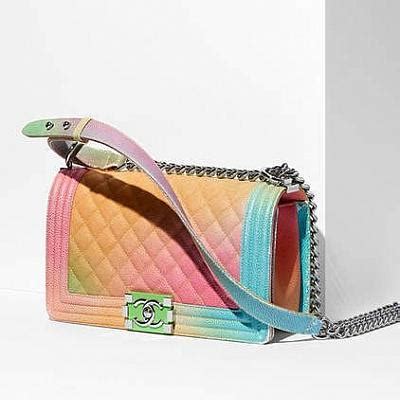 rainbow chanel bag replica|chanel leather handbags.